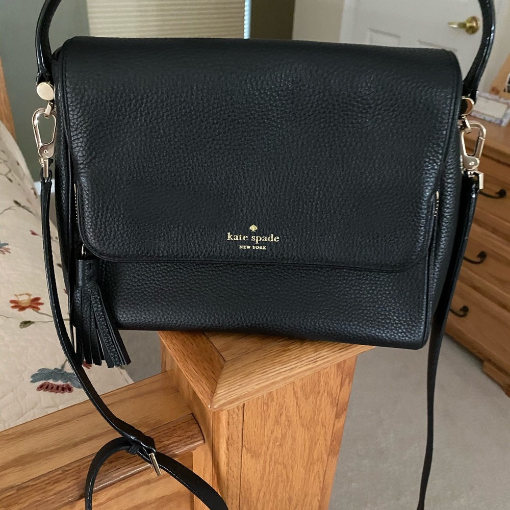 Kate Spade handbag, black, new